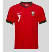 Camiseta Portugal Cristiano Ronaldo #7 Primera Equipación Replica Eurocopa 2024 mangas cortas
